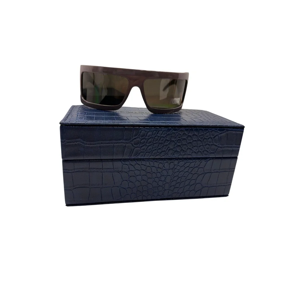 Gianfranco Ferre Sunglasses Vintage Frames Company Shield Grey GF90804